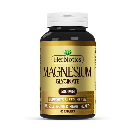 Herbiotics Magnesium Glycinate 500mg 60ct