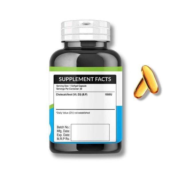 Hi-Nutrition SG Indrop D Softgels - 1000iu - Vitamins House