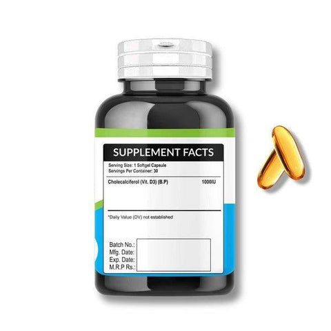 Hi-Nutrition SG Indrop D Softgels - 1000iu - Vitamins House