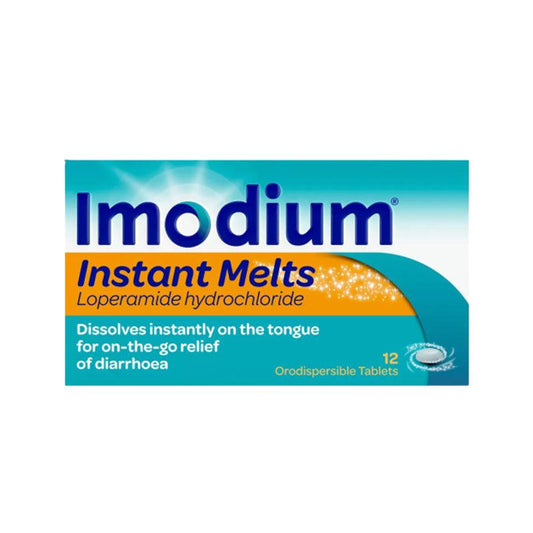 Imodium Capsules 12 CT UK Imported - Vitamins House
