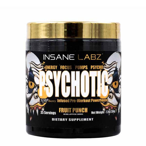 Insane Labz Psychotic Gold Pre-Workout, 35 Servings