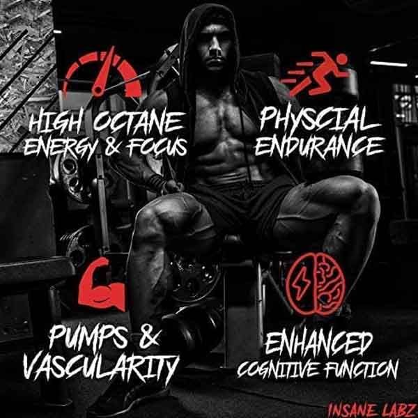 Insane Labz Psychotic Pre-Workout, 60 Servings - Vitamins House