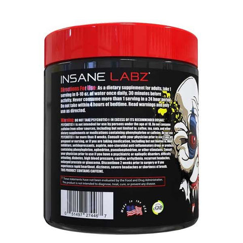 Insane Labz Psychotic Pre-Workout, 60 Servings - Vitamins House