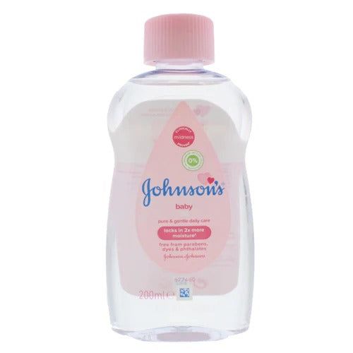 Johnson's Baby Oil, 200ml - Vitamins House