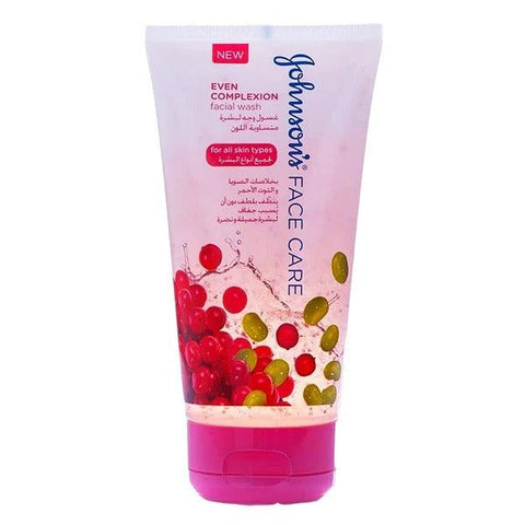 Johnson's Face Care Even Complexion Facial Wash, 150ml - Vitamins House