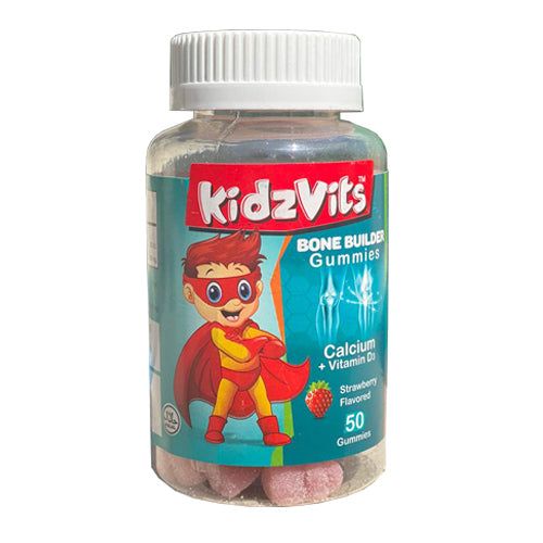 KidzVits Bone Builder 50 Gummies - Vitamins House