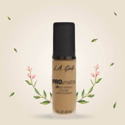Girl Pro Matte Hd Long Wear Matte Foundation 30Ml Medium Beige