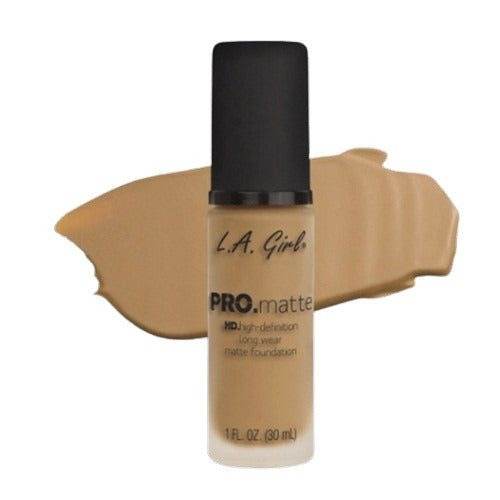 L.A Girl Pro Matte Hd Long Wear Matte Foundation 30Ml Medium Beige - Vitamins House