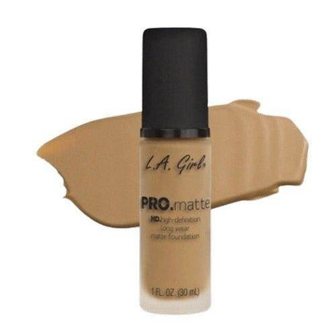 L.A Girl Pro Matte Hd Long Wear Matte Foundation 30Ml Medium Beige - Vitamins House
