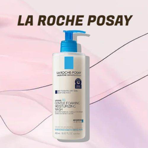 La Roche Posay Gentle Foaming Moisturizing Wash Dry To Extra Dry Skin Body And Face 400Ml - Vitamins House