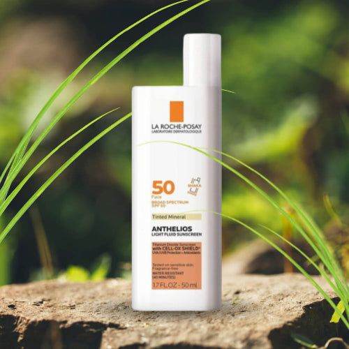 La Roche Posay Spf 50 Tinted Mineral Anthelioc Light Fulid Sunscreen 50Ml - Vitamins House