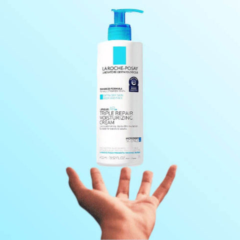 La Roche Posay Triple Repair Moisturizing Cream Extra Dry Skin Body And Face 400Ml - Vitamins House
