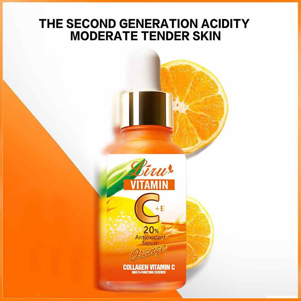 Liru Collagen Vitamin C Serum Orange - Vitamins House