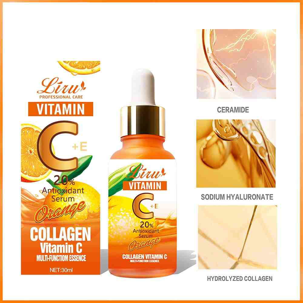 Liru Collagen Vitamin C Serum Orange - Vitamins House