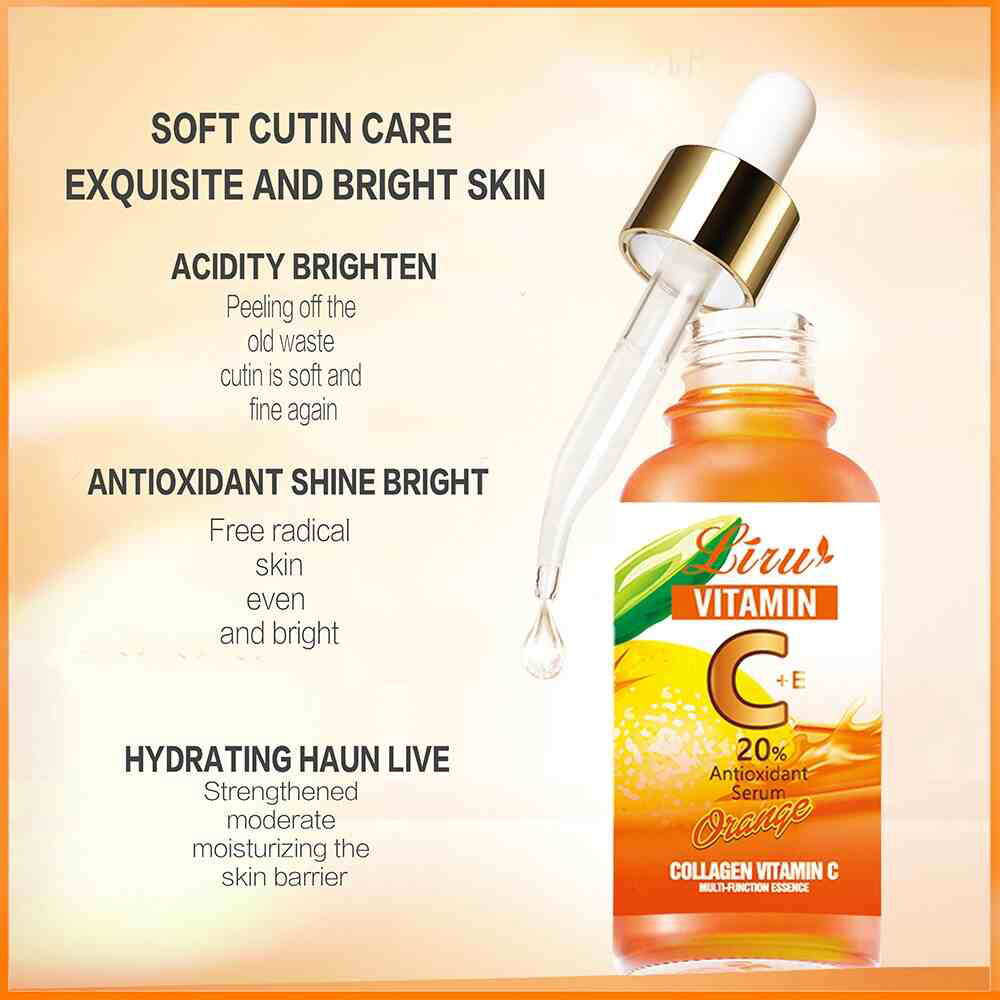 Liru Collagen Vitamin C Serum Orange - Vitamins House