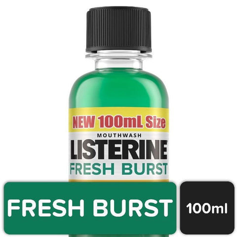 Listerine Fresh Burst Mouthwash 100ml - Vitamins House