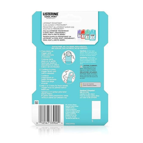 Listerine Pocketmist® Cool Mint Breath Spray Twin Pack - Vitamins House