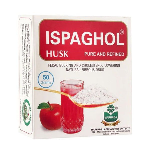 Marhaba Ispaghol (Psyllium) Husk, 50g - Vitamins House