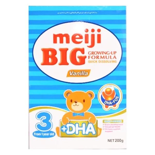 Meiji Big Growing Up Formula Stage 3 Vanilla, 200g - Vitamins House