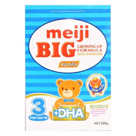 Meiji Big Growing Up Formula Stage 3 Vanilla, 200g - Vitamins House