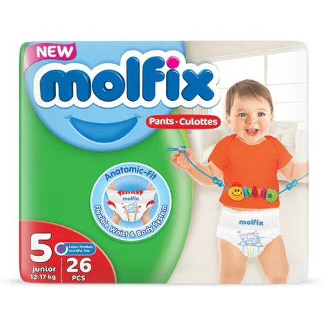 Molfix Pants Size 5 (Junior), 26 Ct