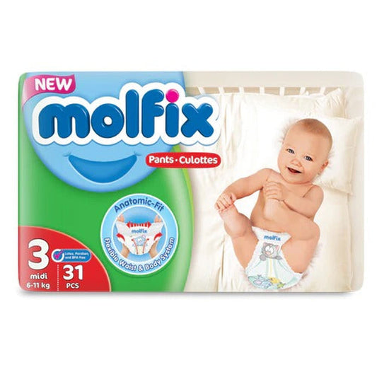 Molfix Pants Size 3 (Midi), 31 Ct - Vitamins House