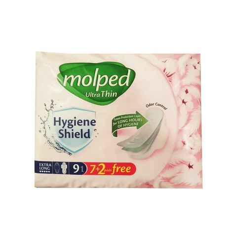 Molped Ultra Thin (Extra Long), 9 Pads - Vitamins House