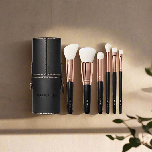 Morphe Rose Away Piece Travel Brush Set – Vitamins House