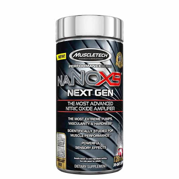 MuscleTech naNOX9 Next Gen, 120 Caps