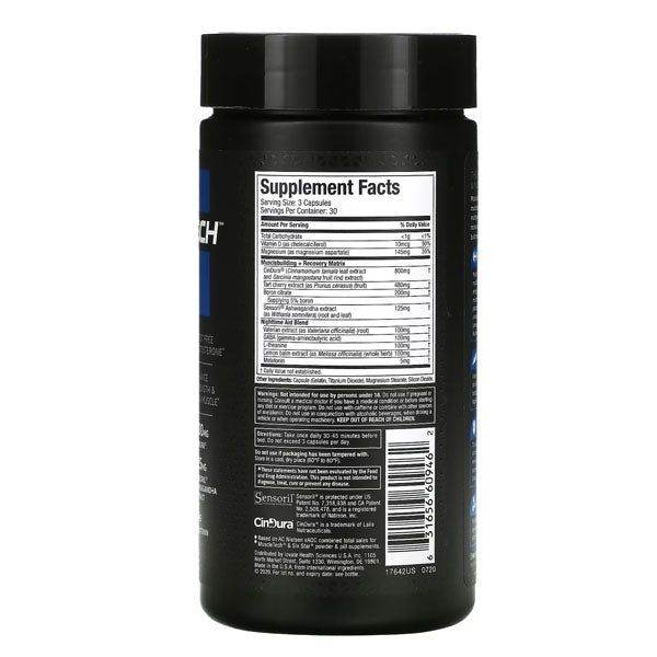 MuscleTech, Muscle Builder PM Nighttime Recovery Formula 90 caps - Vitamins House