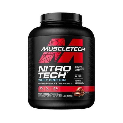 MuscleTech NitroTech Whey Protein New 4lbs - Vitamins House