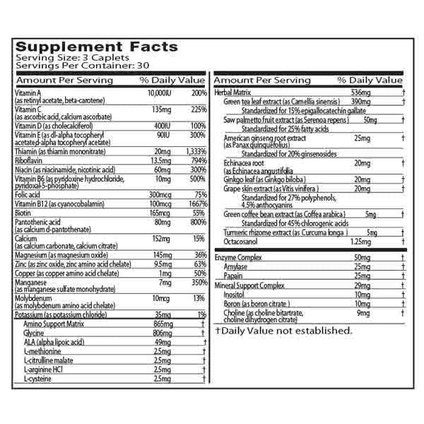 MuscleTech, Platinum - Multi Vitamin - 90 Tabs - Vitamins House