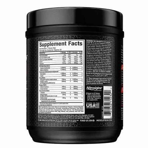 Muscle Tech, Vapor X5 30ser - Vitamins House