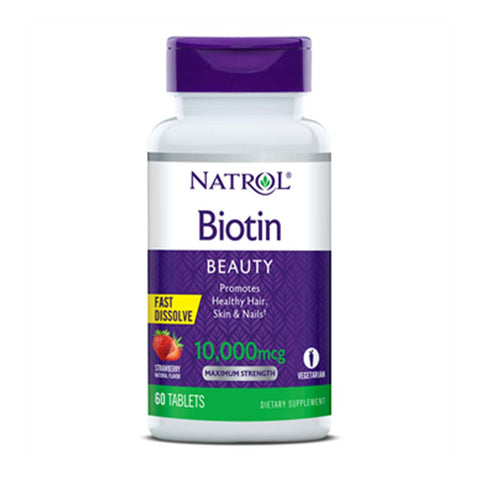 Natrol Biotin Beauty 10,000 mcg 60 ct