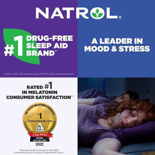 NATROL Melatonin 5mg 250 tablets - Vitamins House