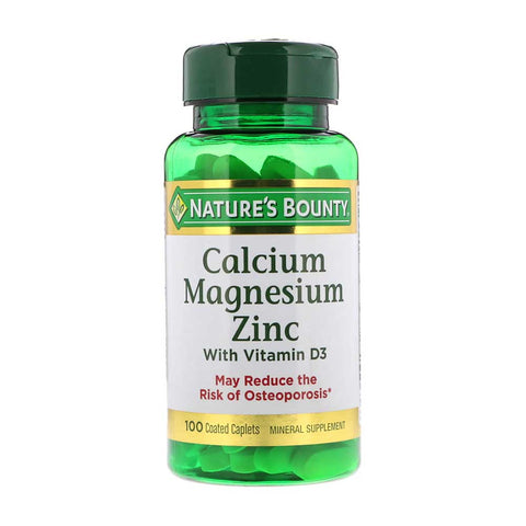 Nature's Bounty Calcium Magnesium Zinc 100 Caplets