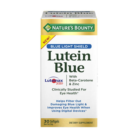 Nature's Bounty Lutein Blue 30 Softgels