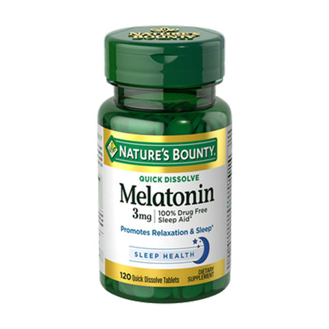Nature's Bounty Melatonin 3mg 120 Tablets