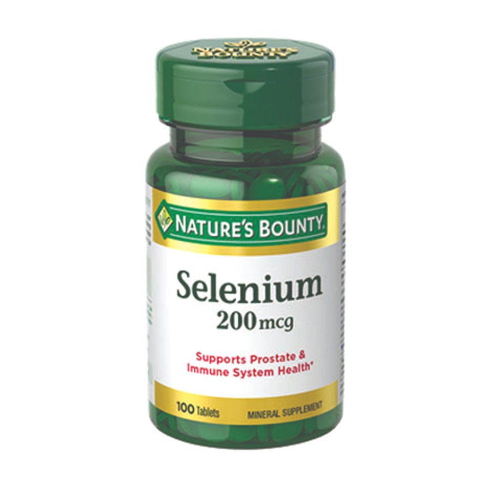 Nature's Bounty Selenium 200mcg 100 Tablets