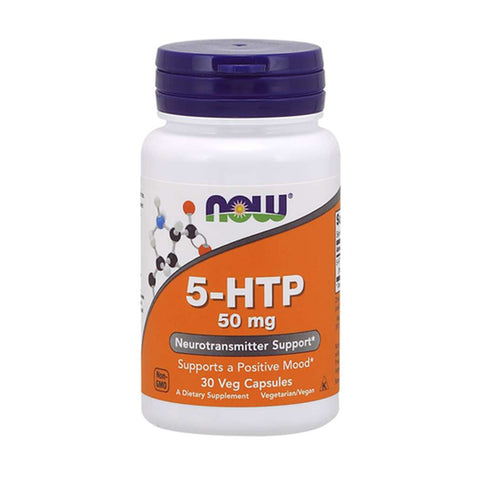 NOW 5-HTP 50mg, 30 Ct