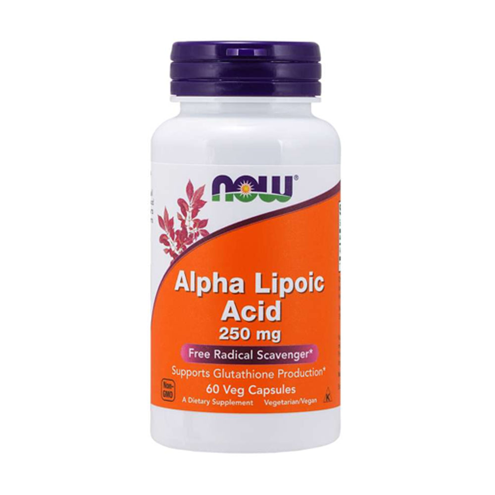 NOW Alpha Lipoic Acid 250 mg, 60 Ct