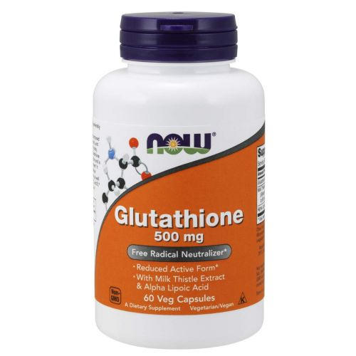 NOW Glutathione 500mg, 60 Ct