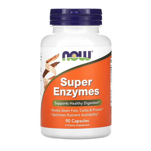 NOW Super Enzymes 90 Ct – Digestive Support Supplement for Better Nutrient Absorption