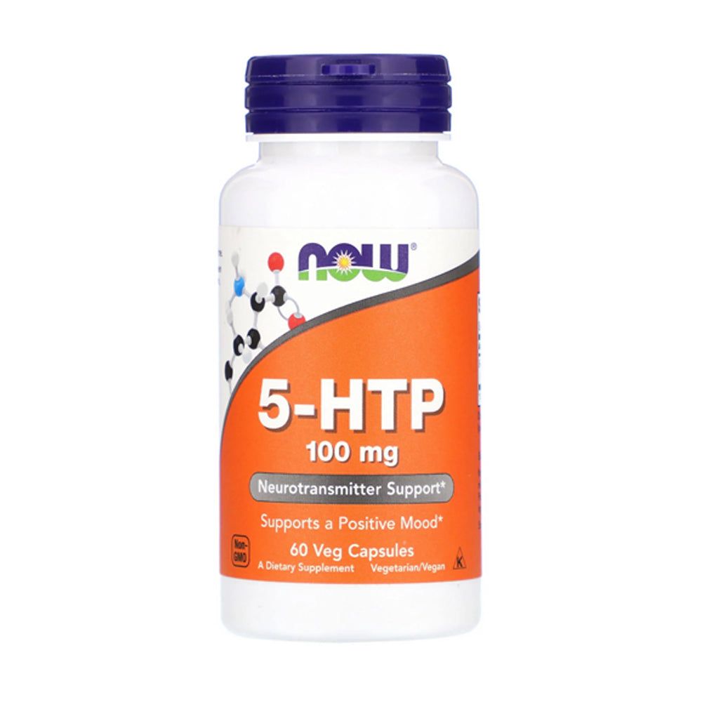 NOW 5-HTP 100 mg, 60 Ct - Vitamins House