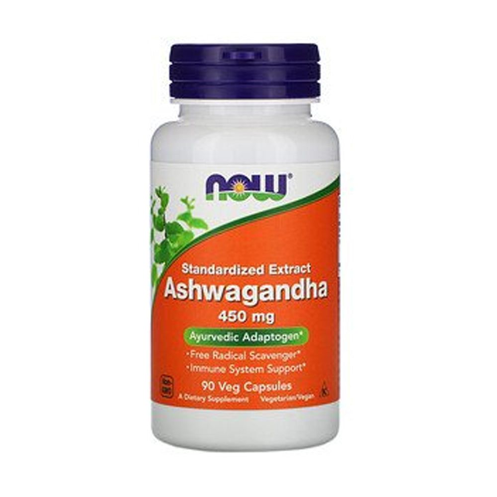 NOW Ashwagandha 450mg Veg Capsules - Vitamins House