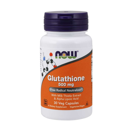 NOW Glutathione 500mg, 30 Ct - Vitamins House