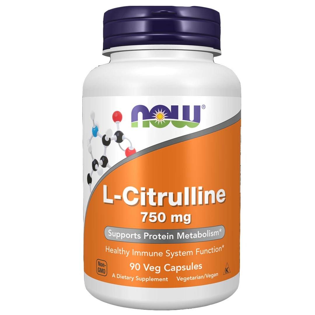 NOW L-Citrulline 750mg, 90 Ct