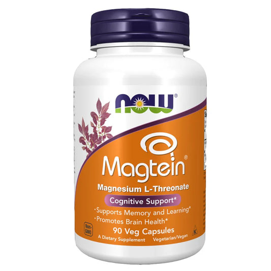 NOW Magtein Magnesium L-Threonate, 90 Ct