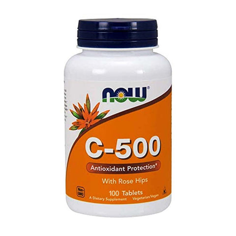 NOW Vitamin C 500 100ct - Vitamins House