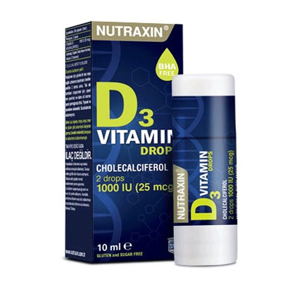 NUTRAXIN VITAMIN D3 DROPS - Vitamins House